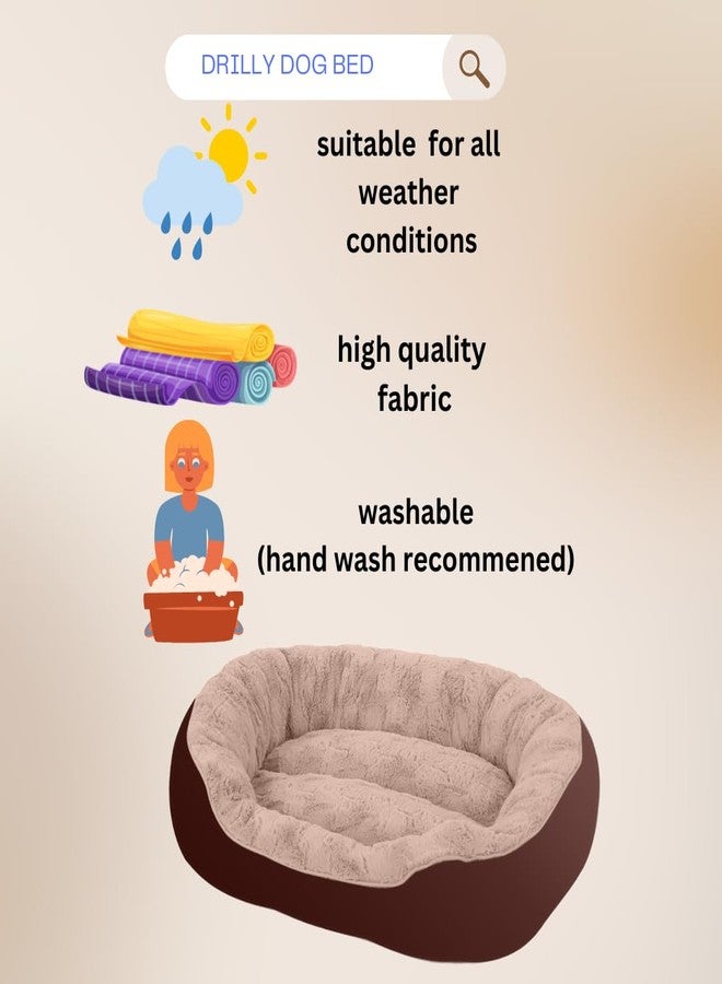 DRILLY Elite Quality Fur 3XL (Dimensions 115 * 90 * 20 cm) Dog Bed for German Shepherd Extra Large Dogs Washable-Orthopedic Breed | Giant Human Dog Bed (3XL) - Image 5